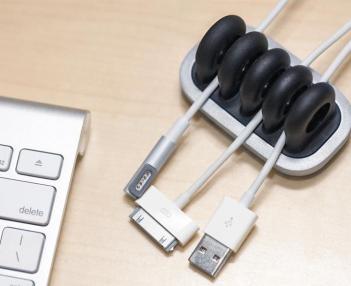 Modern Desk Cable Organizer