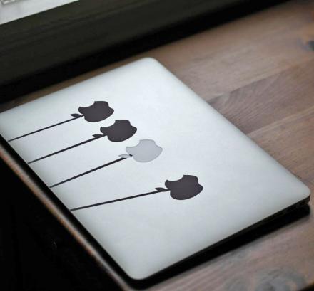 Newton’s Cradle MacBook Decal Sticker