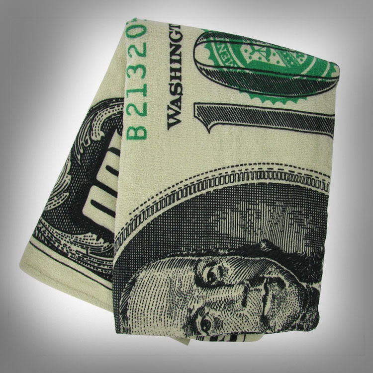One Hundred Dollar Bill Towel 2