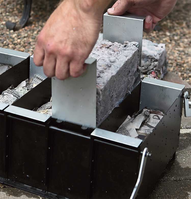 Paper Fire Starter Log Maker
