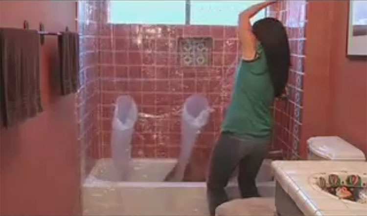 Dog Shower Curtain