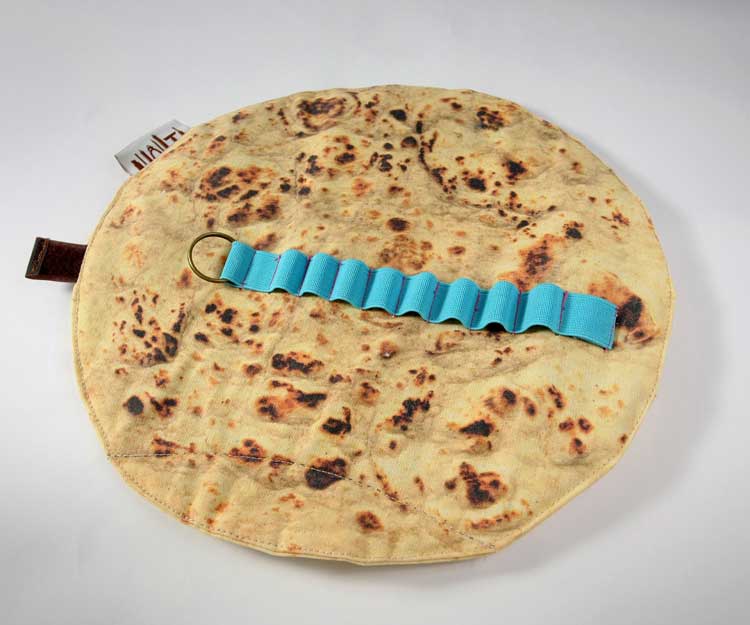 Pita Bread Art Supply Holder - Burrito roll pencil case