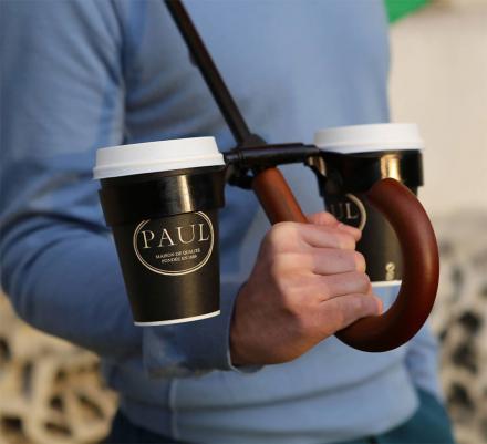 This Umbrella Drink Holder Pivots So It’ll Never Spill Your Drinks