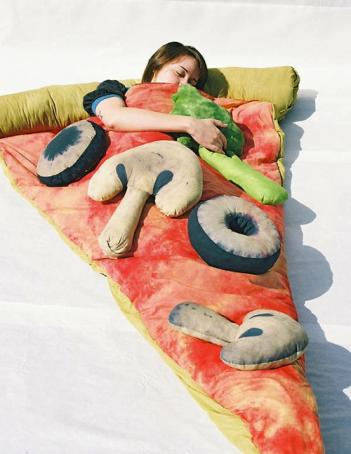 Pizza Bed Sleeping Bag