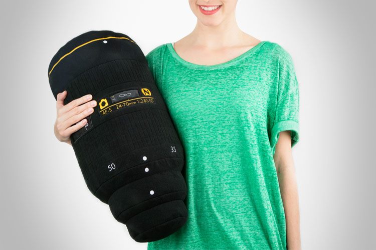 Plushtography DSLR Camera Lens Pillow