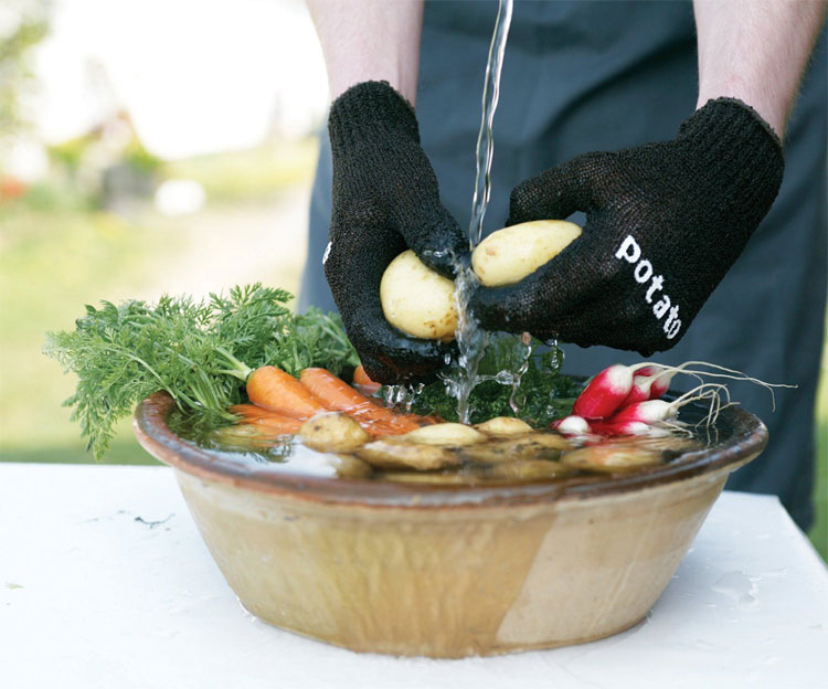 Potato Skinning Gloves