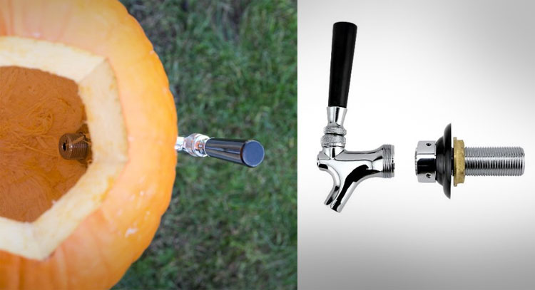 Pumpkin Keg Tap