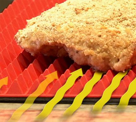 Pyramid Pan: Silicone Cooking Mat – Cooks Food Evenly and Won’t Stick