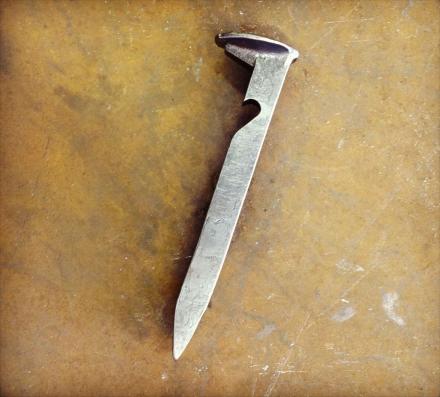 Railroad Spike Bottle Opener