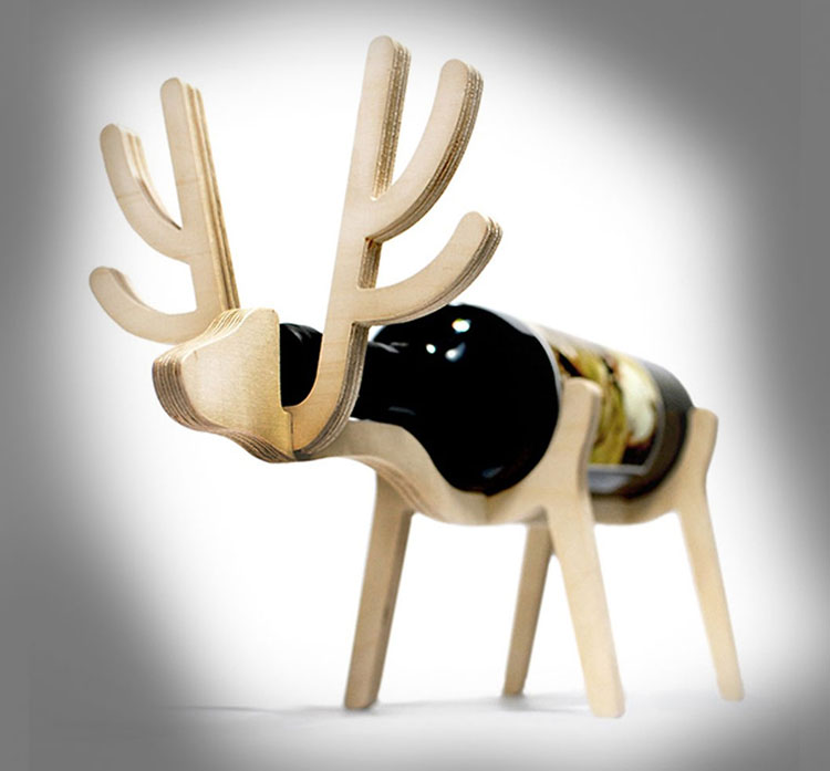 Reindeer Wine Rack