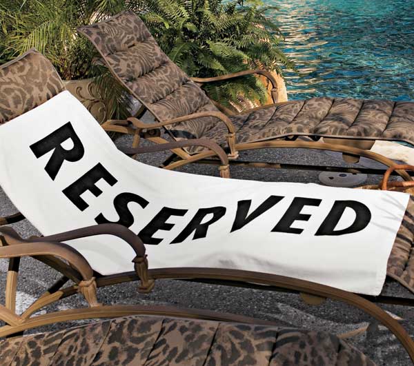 Reserved Beach Towel