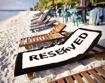 Reserved Beach Towel