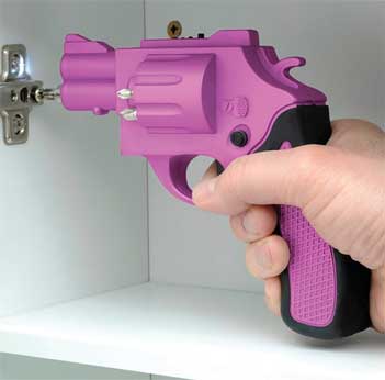 Revolver Shaped Screwdriver Drill