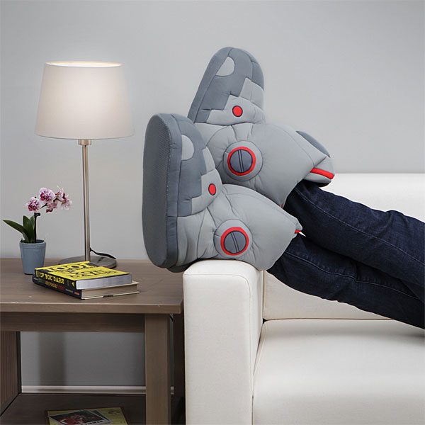 Robot Slippers With Sound