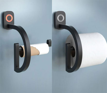 Yes, There’s Actually a Smart Toilet Paper Holder That Will Notify You When You’re Running Low On TP