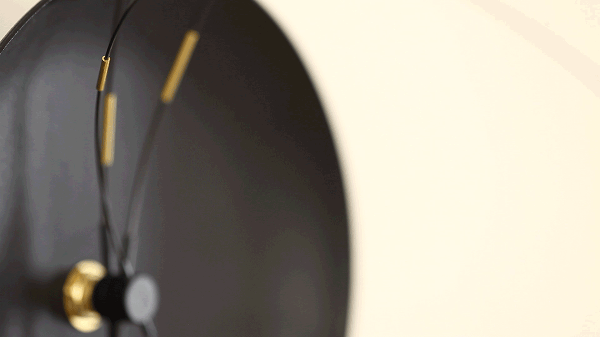 Rotating Orbits Clock Gif