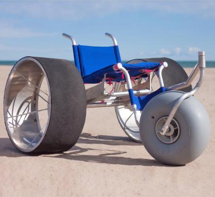SandRoller: A Giant Wheeled Beach Wheelchair