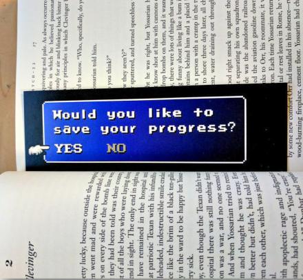 ‘Save Your Progress?’ Geeky Video Game Bookmark