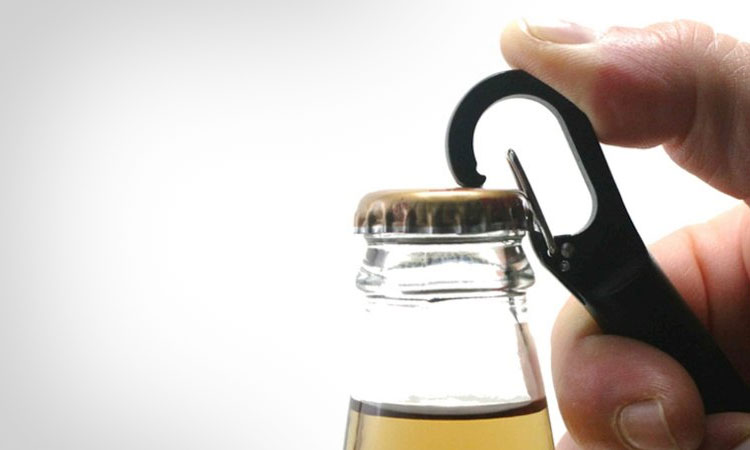 Screwpop Travel Stash Keychain and Flashlight