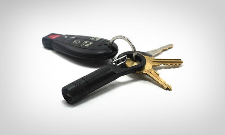 Screwpop Travel Stash Keychain and Flashlight