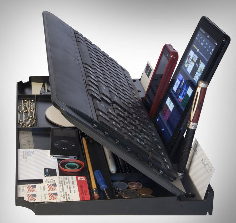 Secret Compartment Keyboard Organizer