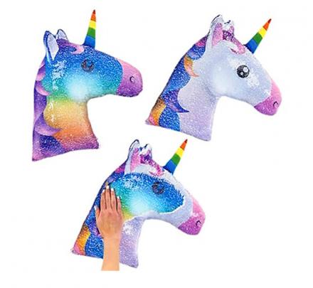 Sequin Unicorn Pillow – Reversible Color Changing Unicorn Pillow