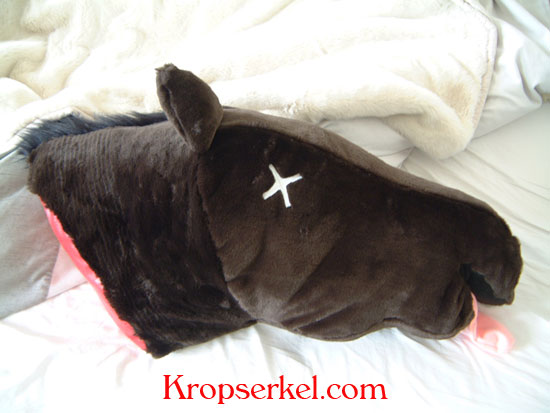 Severed Horse Head Pillow