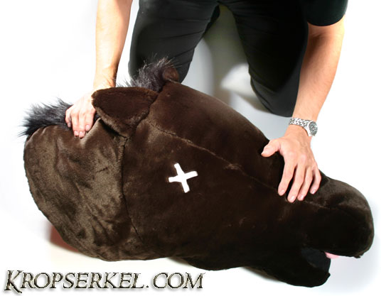 Severed Horse Head Pillow
