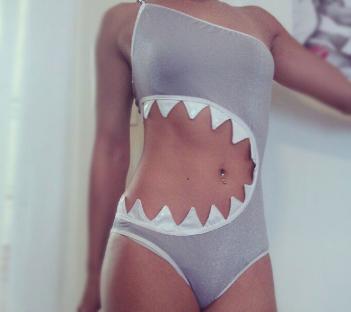 Shark Bite Swimsuit – Best Mama Shark Costume