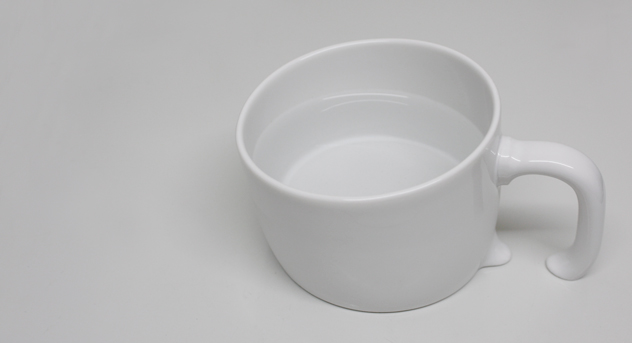 Sinking Into Table Coffee Mug