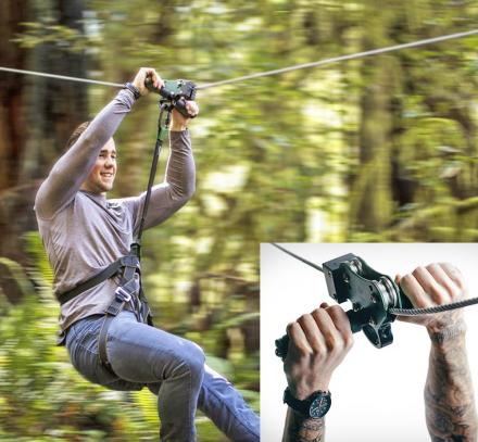There’s a DIY Kit On Amazon That Lets You Build Your Very Own Backyard Zip Line