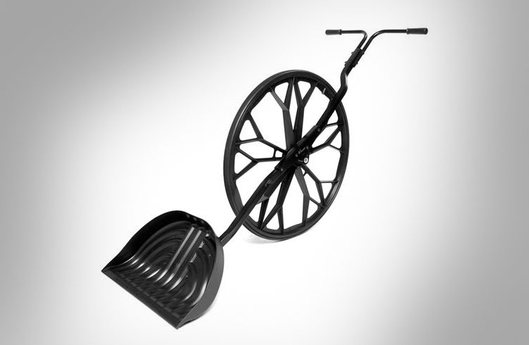 Snow Wolf Snow Shovel With A Wheel