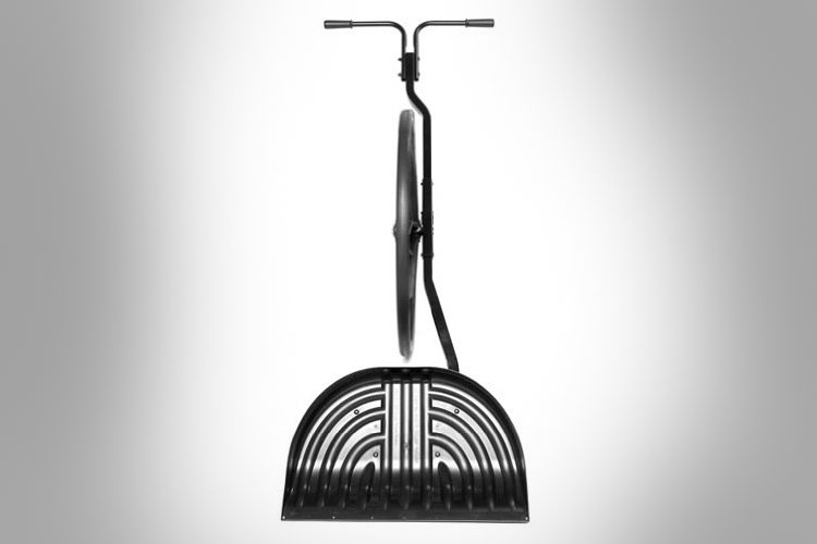 Snow Wolf Snow Shovel With A Wheel