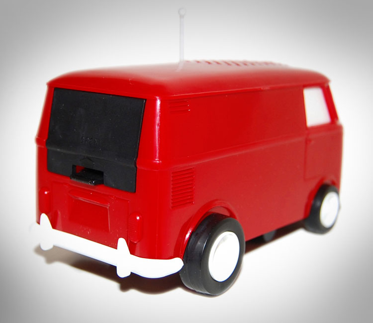 Soundwagon Portable Record Playing Hippy Van - Spinning Volkswagen Van Record Player Speaker