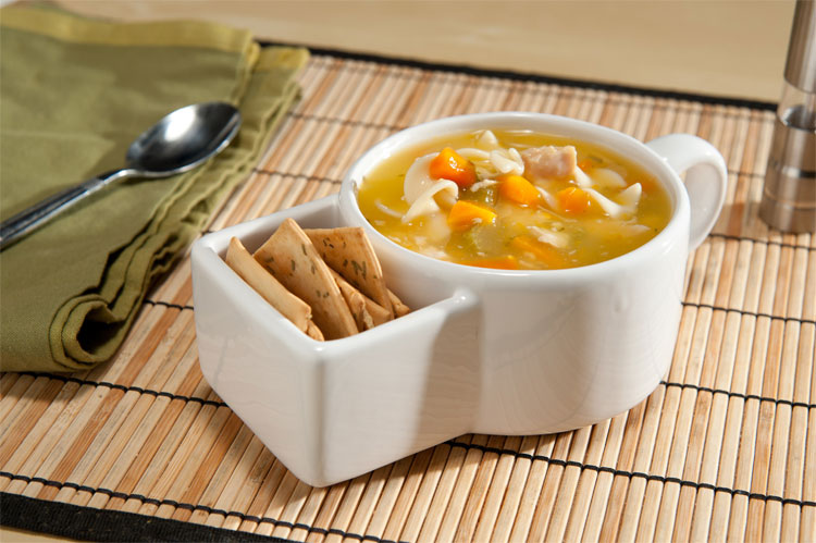 Soup and Cracker Mugs