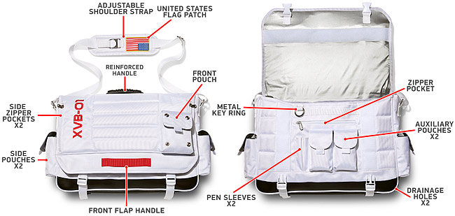 Space Messenger Bag