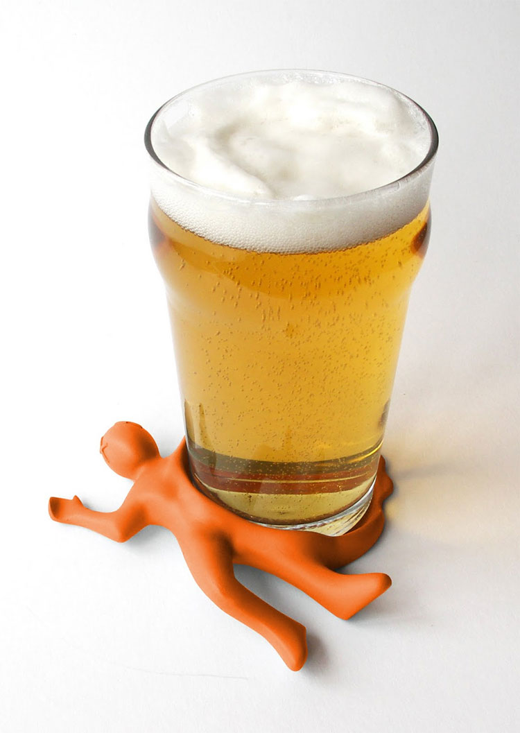 Splattered Man Drink Coaster