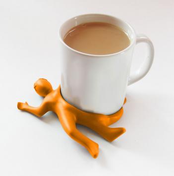 Splattered Man Drink Coaster