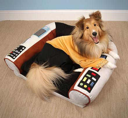 Star Trek Captain’s Chair Dog Bed