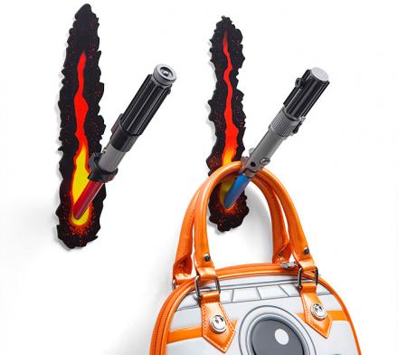 Star Wars Lightsaber Through The Wall – Wall Hooks