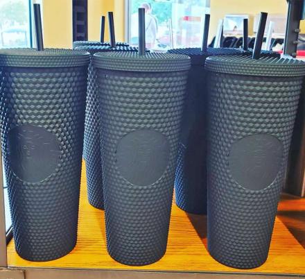 Starbucks Is Selling Matte Black Spiky Cups…Ugh, Yes Please!