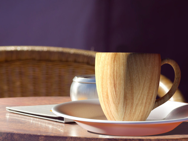 Sustainable Wooden Coffe Mug