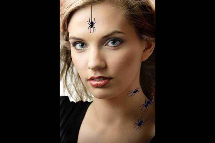 Temporary Spider Tattoos