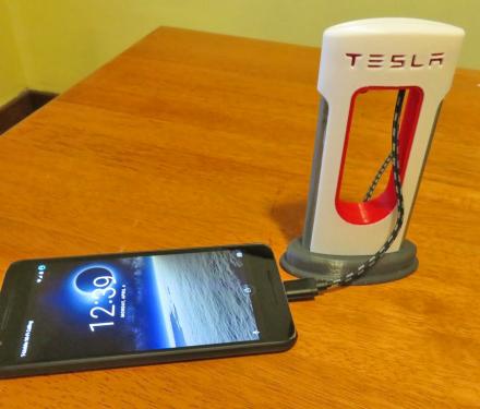 Tesla Phone Charger – Mini Tesla Supercharging Station