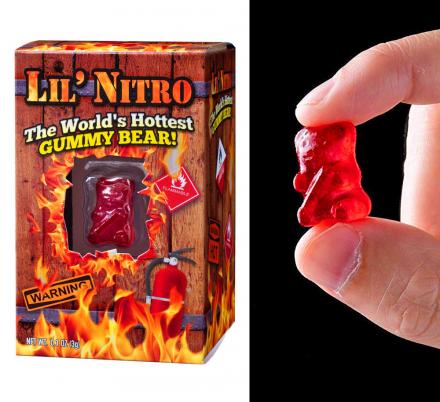 The Lil’ Nitro Is The World’s Hottest Gummy Bear, Is 900 Times Hotter Than a Jalapeno