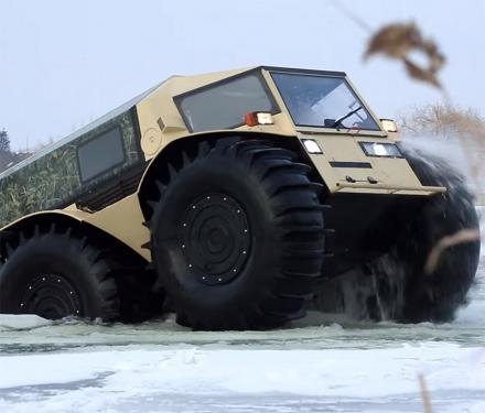 The Sherp: A Russian All-Terrain Vehicle That’s Pretty Much Unstoppable
