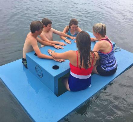 There’s Now a Floating Picnic Table You Can Use in a Lake or a Pool