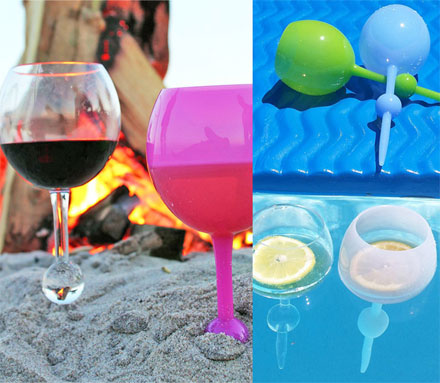 These Beach Glasses Float in The Water and Can Stand Up In The Sand