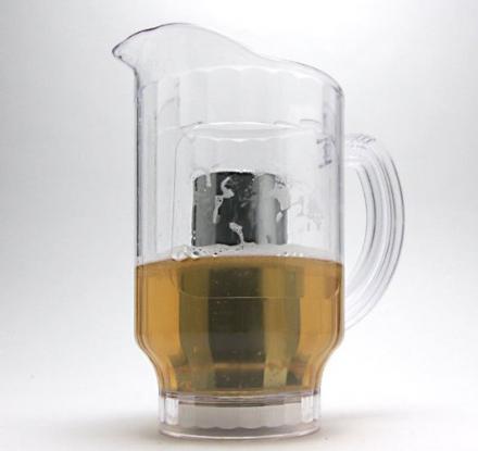 This Beer Pitcher Has An Ice Core To Keep Your Beer Cold