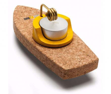 This Cork Steamboat Is Powered By A Candle